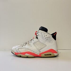 2014 Nike Air Jordan 6 VI Retro 384664-123 White Infrared Rare VTG AJ6 Sz 10